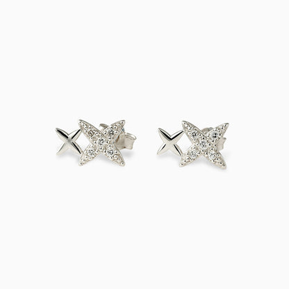 Modern Chic Star Silver Studs