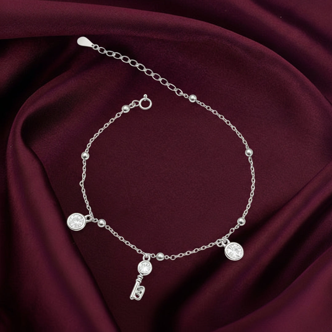 Key to Light Silver Bracelet