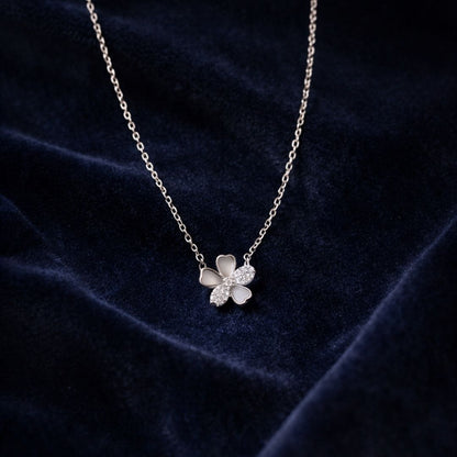 Pure Love Bloom Silver Necklace