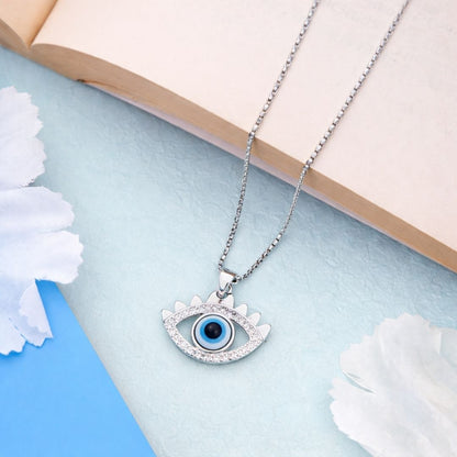 No Bad Vibes Silver Pendant