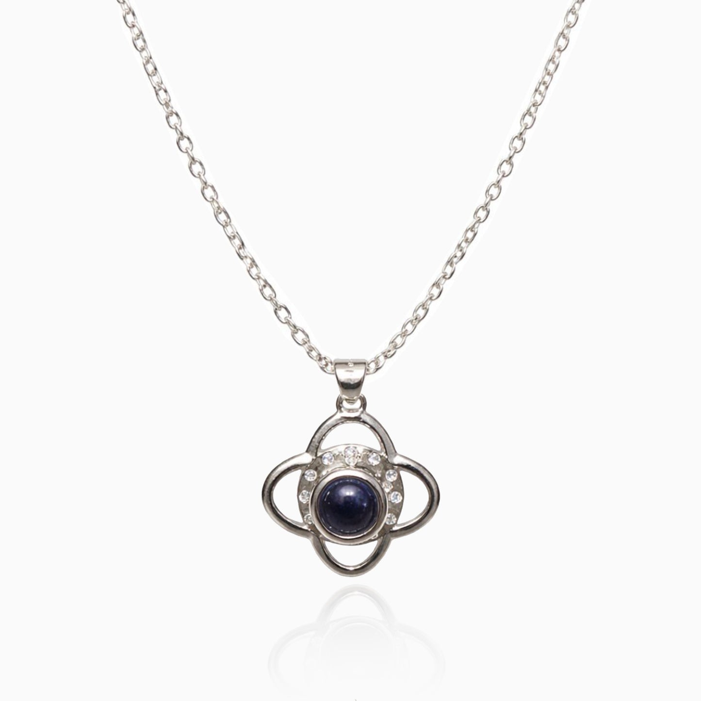 Hidden Love Message Silver Necklace