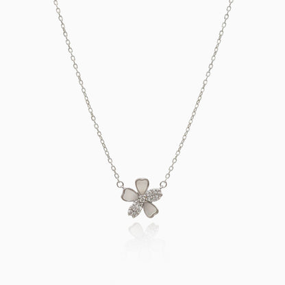 Pure Love Bloom Silver Necklace
