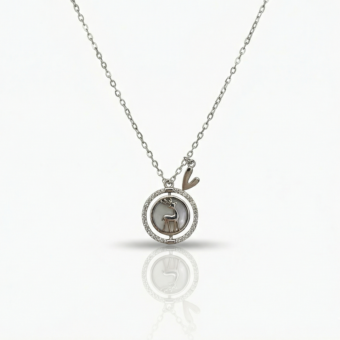 Virgo Zodiac Silver Necklace