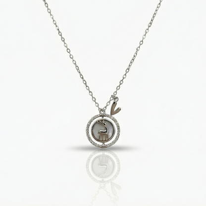 Virgo Zodiac Silver Necklace