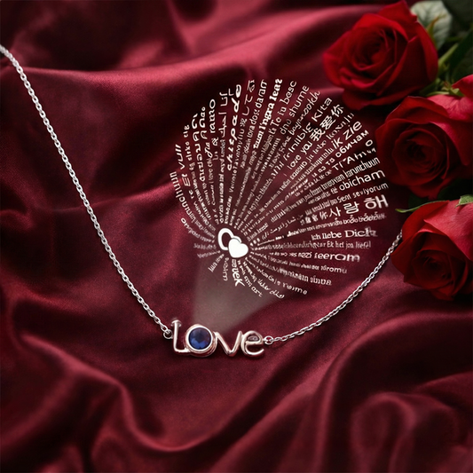 I Love You Inside Love Silver Necklace