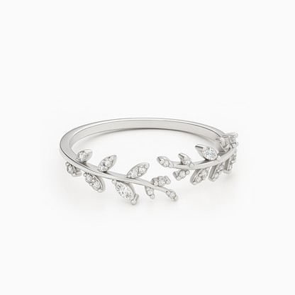 Floral Open Ring