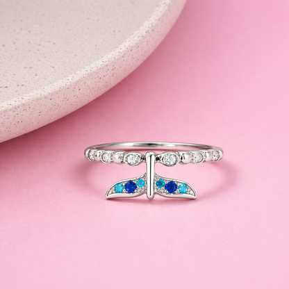 Mystic Ocean Tail Silver Ring