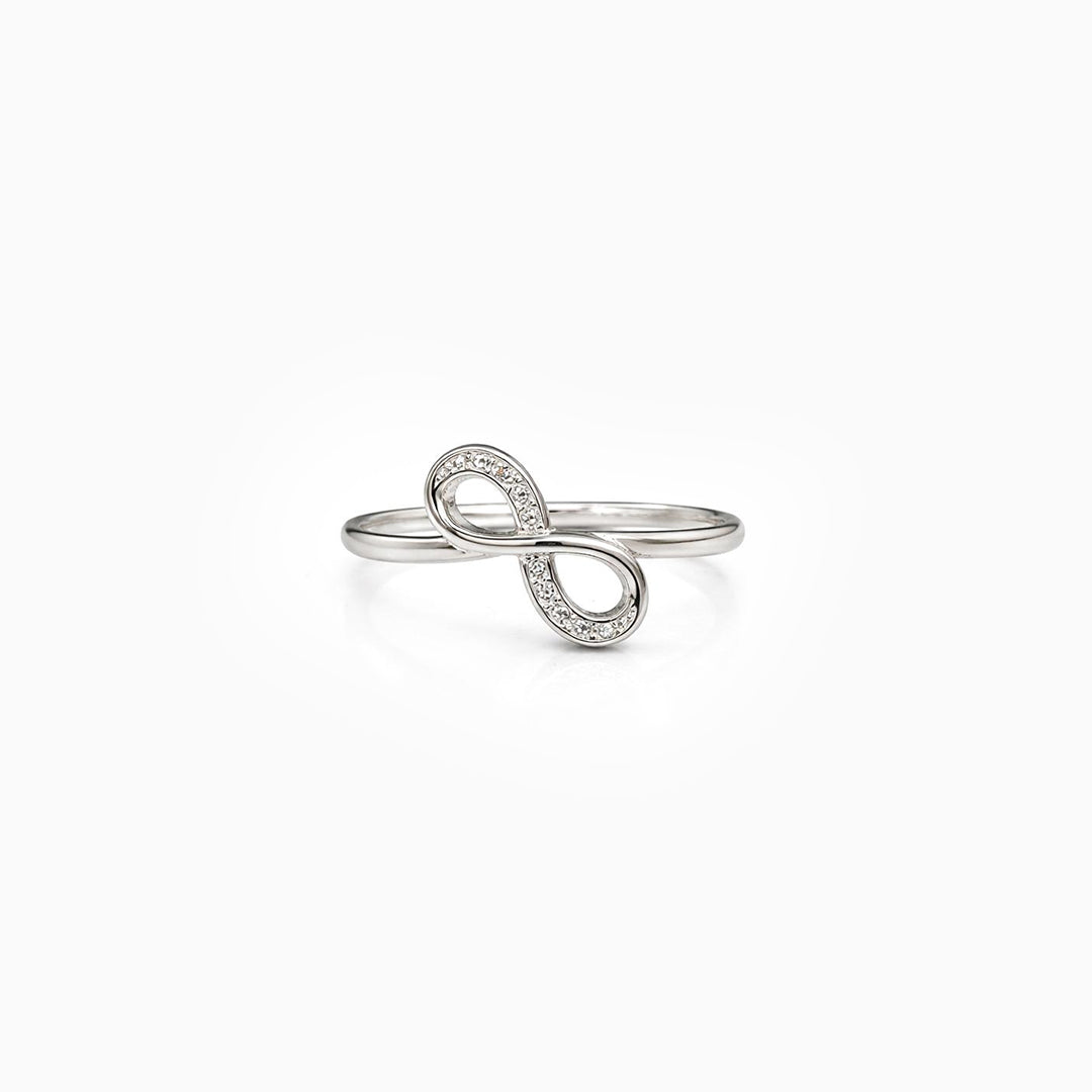 Forever Love Loop Silver Ring