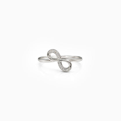 Forever Love Loop Silver Ring