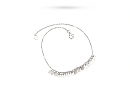 Minimalist Silver Bracelet with Dangles