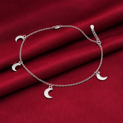 Moon Dance Silver Anklet