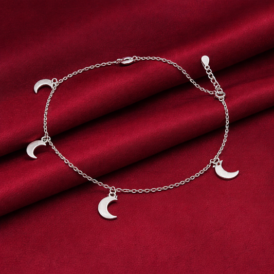Moon Dance Silver Anklet