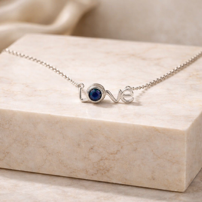 I Love You Inside Love Silver Necklace