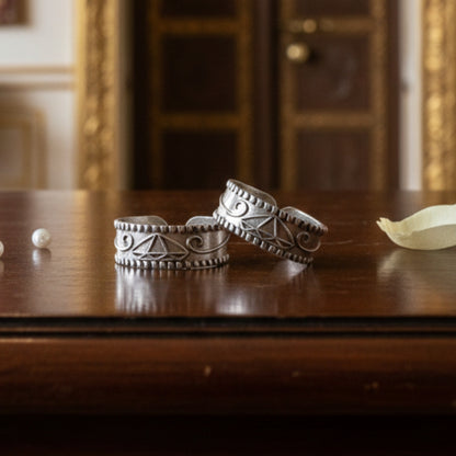 Rustic Soul Silver Toe Rings